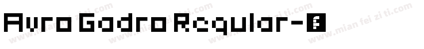 Avro Gadro Regular字体转换